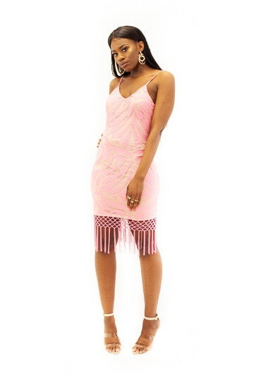 Bahama Mama Mini Dress - Pink