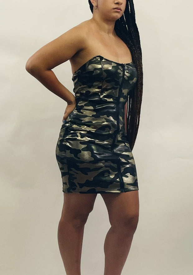 Army Reserve Mini Dress